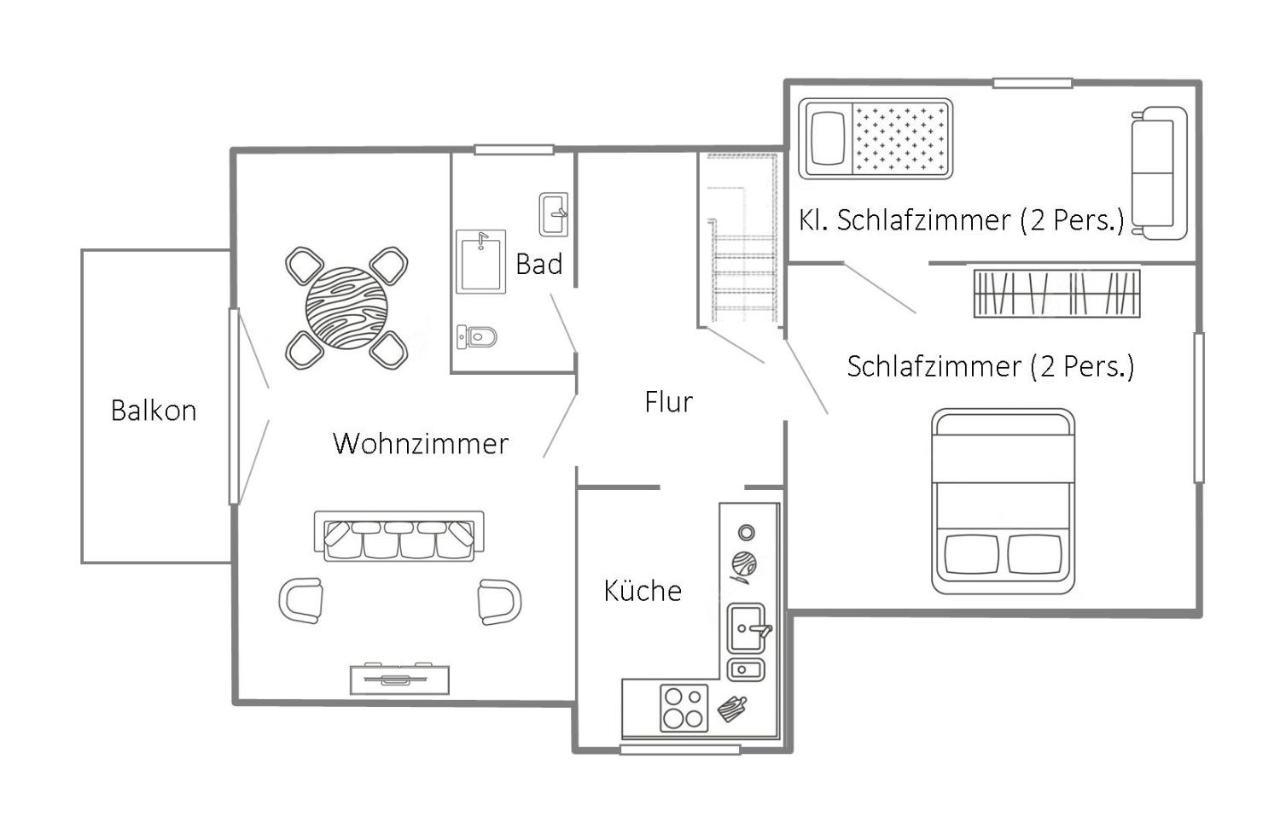 Ferienwohnung バート・キッシンゲン エクステリア 写真